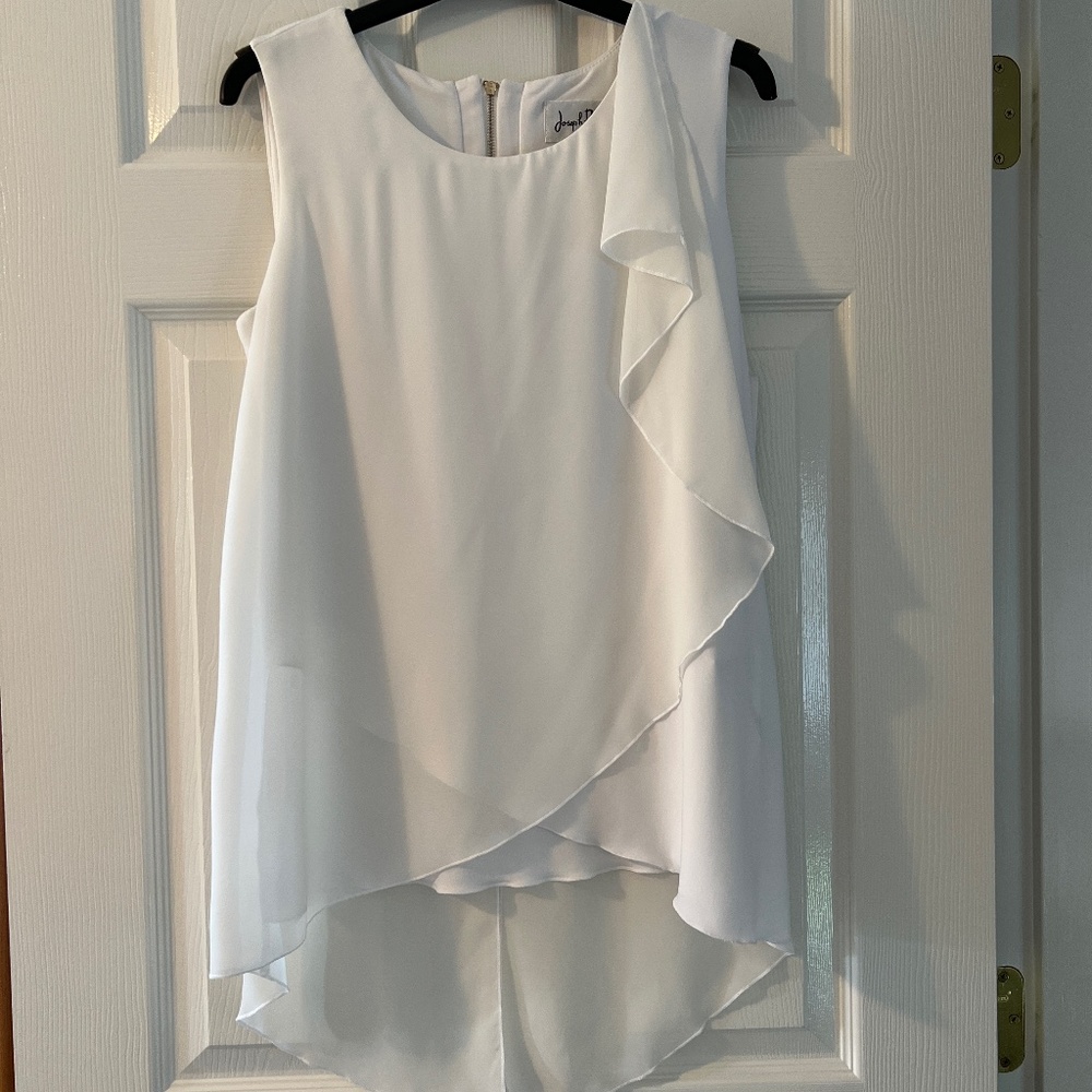 Joseph Ribkoff, Vanilla  Sleeveless Blouse, Size 4